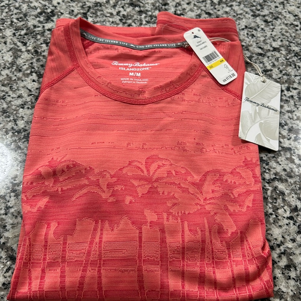 NWT Tommy BAHAMA Palm Boulevard IslandZone® Long-Sleeve Crew - Picture 7 of 8